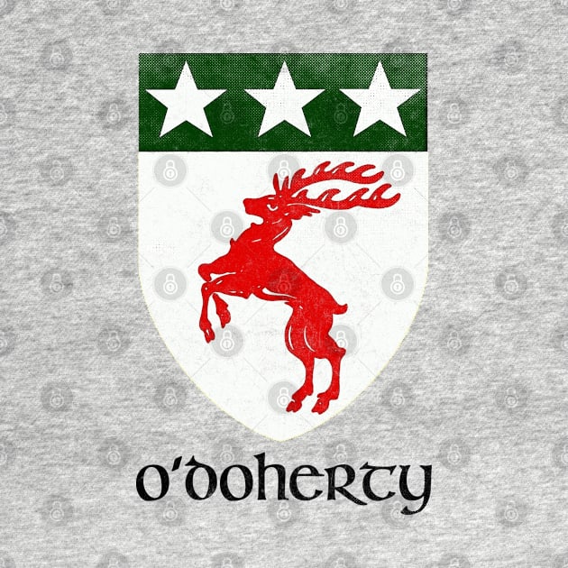 O'Doherty  / Vintage Style Crest Coat Of Arms Design by feck!